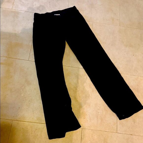 Classic Black Women's Velour Pants - Drawstring - Size Medium - Lounge Pants - Picture 1 of 4